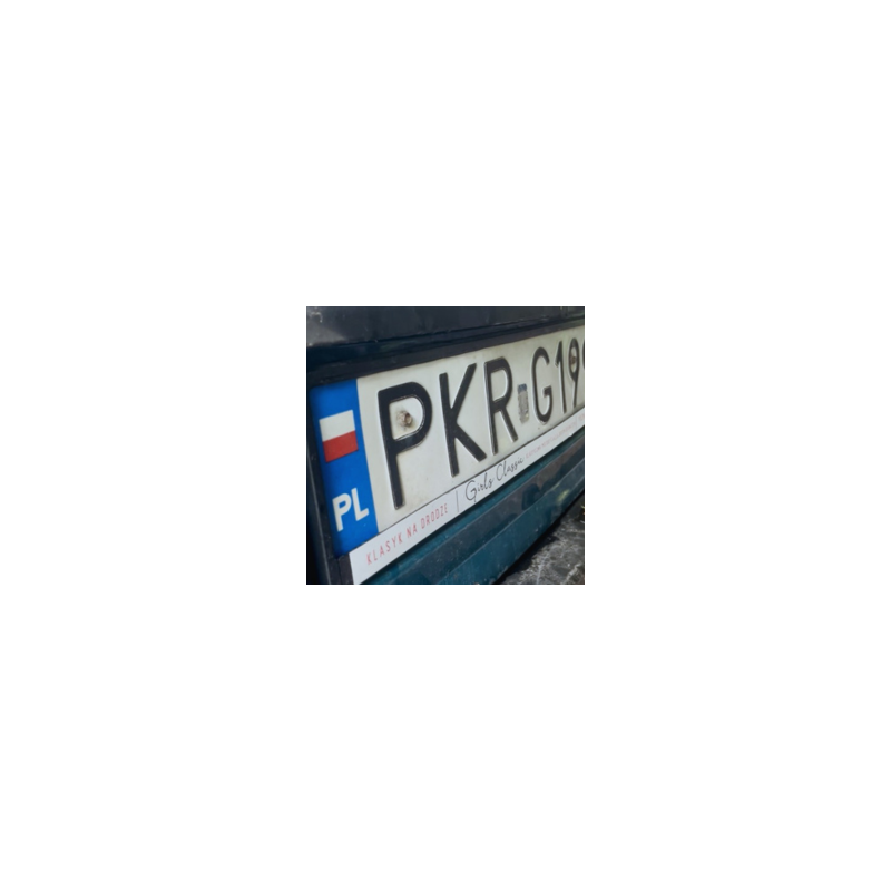 Komplet ramek na tablicę rejestracyjna - KLASYK NA DRODZE