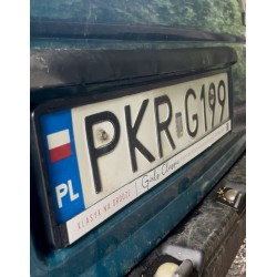 Komplet ramek na tablicę rejestracyjna - KLASYK NA DRODZE